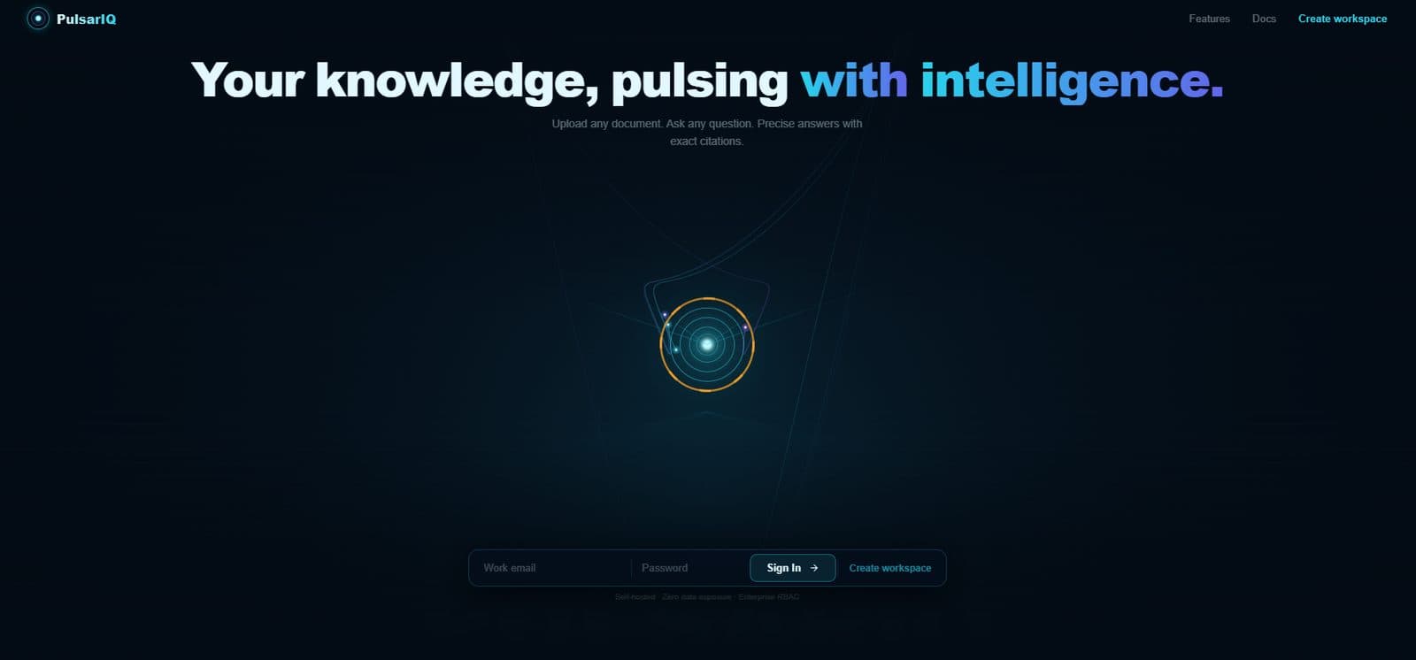 PulsarIQ interface